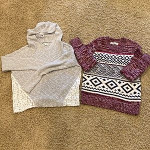 2 x Abercrombie sweaters sz 13/14. Both super soft, excellent condition.